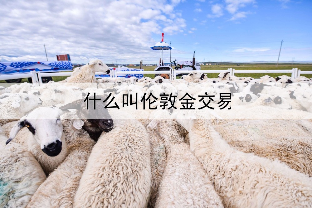 什么叫伦敦金交易市场